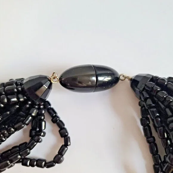 Chunky Fiocchi Italy choker necklace Totem Figure Angela Caputi 1980s Orange - Picture 6 of 9